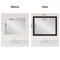 Amanti Art Mirror Makeover Bathroom Mirror Frame Border Kit - Fully Assembled Peel and Stick Frame - Mirror NOT Included - Accent Bronze Narrow Trim